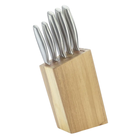 Набір ножів PR-4104 Metal Block PEPPER 6 пр.