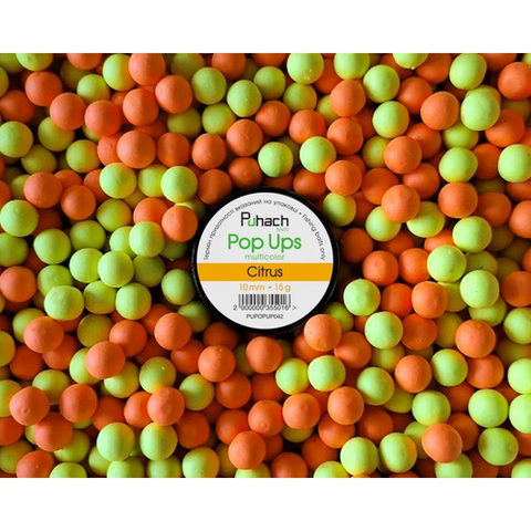 Puhach Baits Pop Ups 10 mm Multicolor - Citrus (Цитрус)