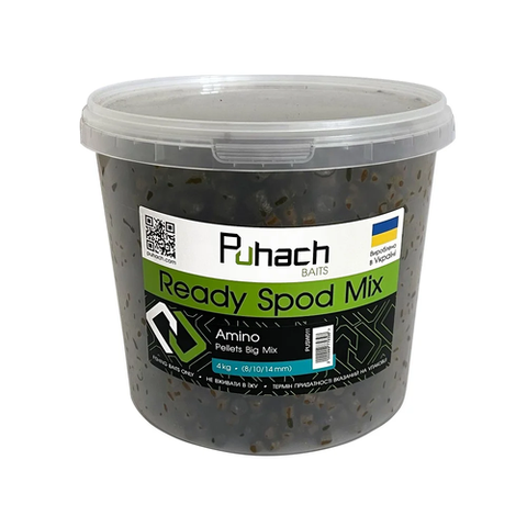 Puhach Baits Ready Spod Mix – Amino Pellets + Boilies 3.5 kg