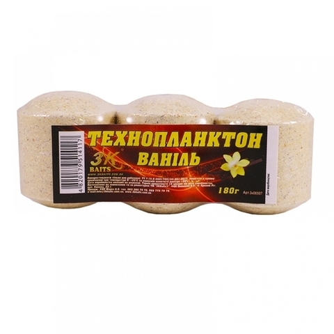 3-K Baits Технопланктон (ваніль) 180г