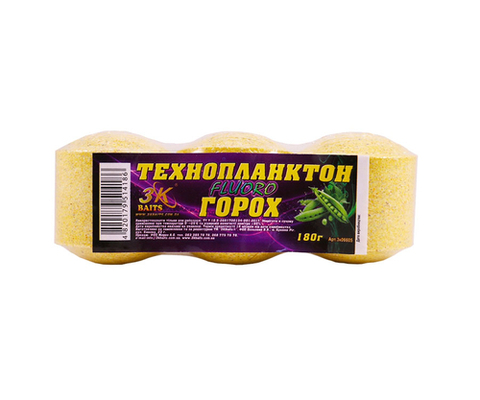 Технопланктон 3K Baits Fluoro горох 180 г