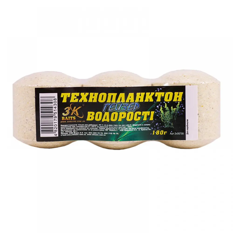 Технопланктон 3K Baits ГЕЙЗЕР (водорослі) 180г