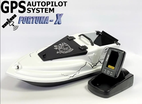 Кораблик для риболовлі Фурія Фюжн з GPS (Fortuna-X) та Ехолотом Toslon TF520
