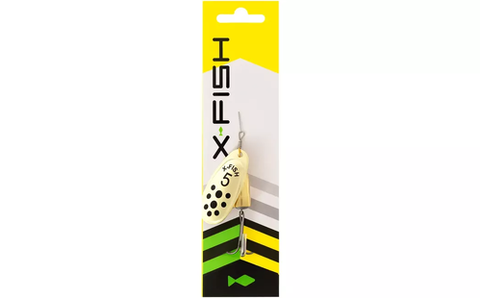 Блешня X-Fish Wolf №5 12.5g Gold