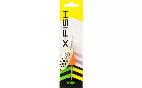 Блешня X-Fish Wolf №5 12.5g Gold fire red