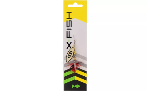  Блешня X-Fish Orbit №2 8g Nikel gold