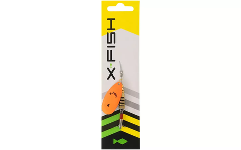  Блешня X-Fish Stark №5 14g Nikel UV orange