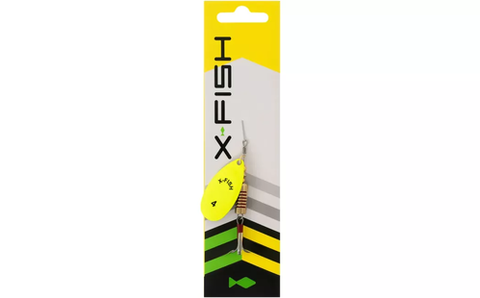 Блешня X-Fish Stark №1 2.5g Nikel UV lime