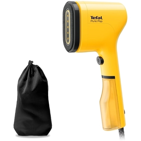 Відпарювач Tefal компактний Pure Pop, 1300Вт, 70мл, постійна пара - 20гр, жовтий