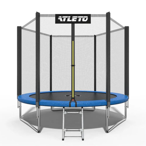 Батут дитячий з сіткою та драбинкою 312 см Atleto (20001001)