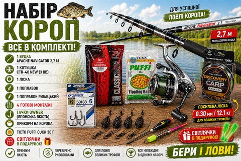 Рибальський комплект «Carp Navigator 2,70м »