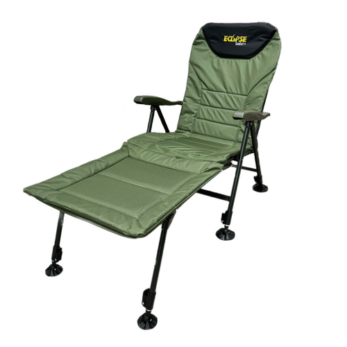Крісло Eclipse Comfort XL+ 1010-S складане коропове з підлокітниками, 4 ноги регулюються + під для ніг