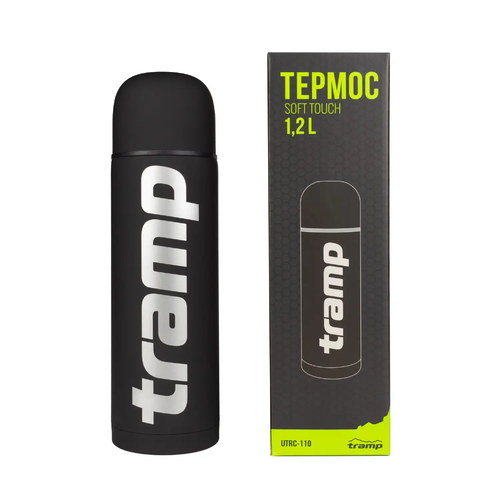 Термос Tramp Soft Touch 1.2 л чорний UTRC-110