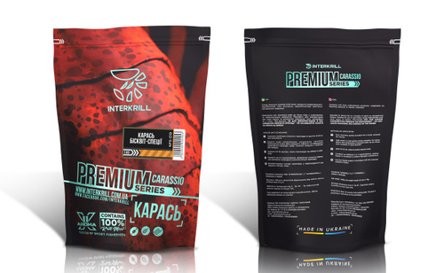 Принада Interkrill Преміум Карась-Бісквіт-Спеції 1 кг