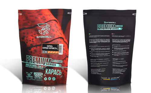  Принада Interkrill Преміум Карась-Кориця-Карамель 1кг
