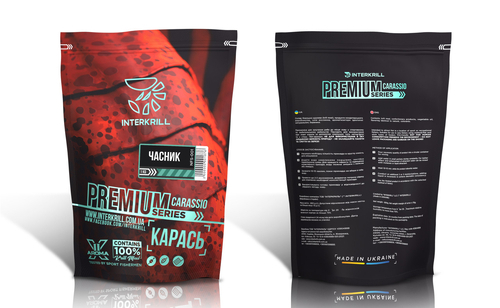  Принада Interkrill Преміум Карась-Часник 1кг