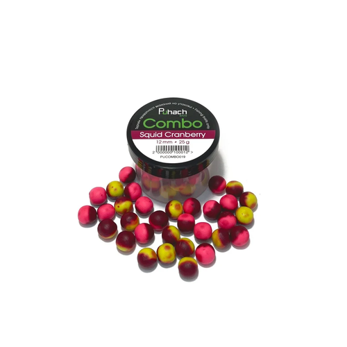 Puhach Baits Combo 12 mm - Squid Сranberry (Кальмар/Журавлина)