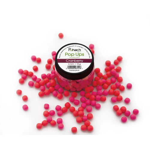 Puhach Baits Pop Ups 6 mm Multicolor - Cranberry (Журавлина)