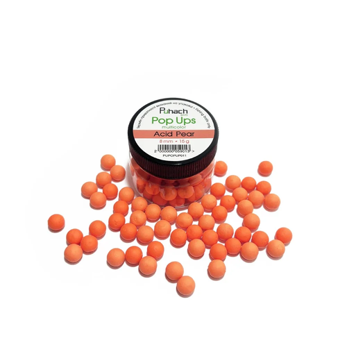 Puhach Baits Pop Ups 8 mm Multicolor - Acid Pear (Кисла груша)