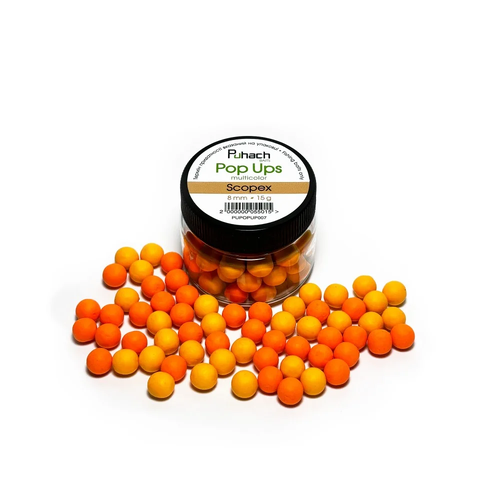  Puhach Baits Pop Ups 8 mm Multicolor - Scopex (Вершкове печиво)