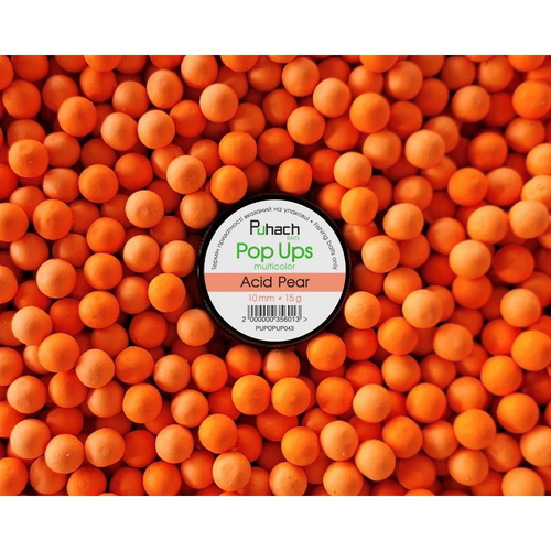 Puhach Baits Pop Ups 10 mm Multicolor - Acid Pear (Кисла груша)