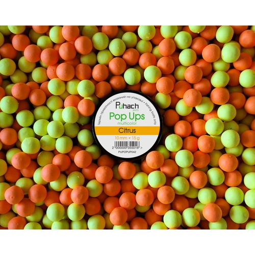 Puhach Baits Pop Ups 10 mm Multicolor - Citrus (Цитрус)