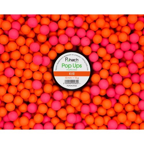 Puhach Baits Pop Ups 10 mm Multicolor - Krill