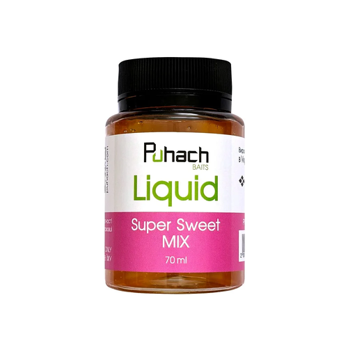 Puhach Baits Liquid 70 ml - Super Sweet MIX (Найсолодший мікс)