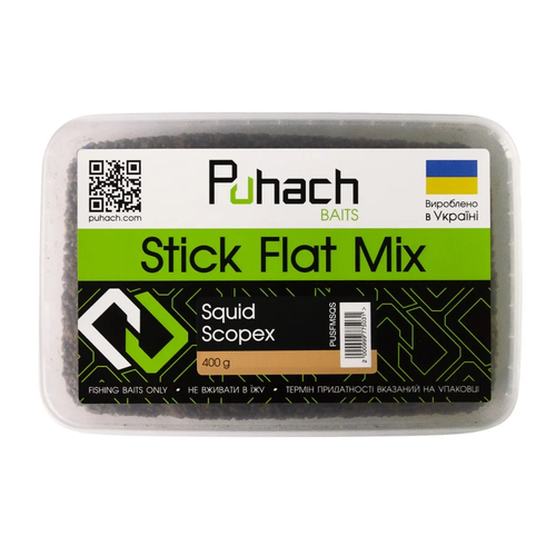 Puhach Baits Stick Flat Mix – Squid Scopex (Кальмар/Вершкове печиво)