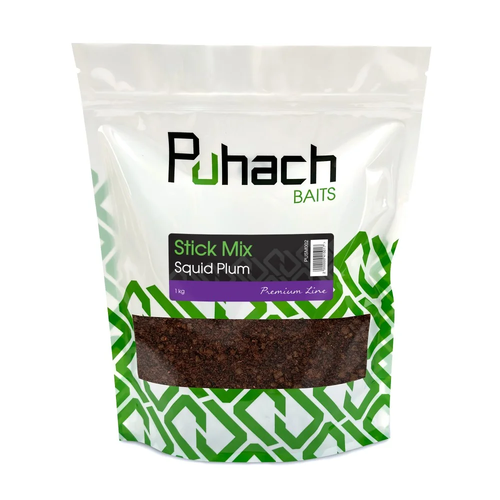 Puhach Baits Premium Line Stick Mix 1 kg - Squid Plum (Кальмар/Слива)