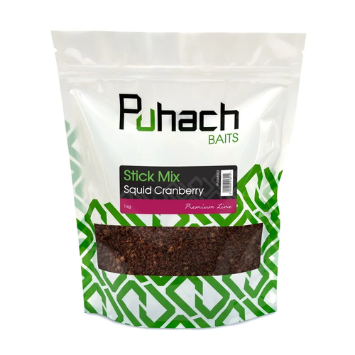 Puhach Baits Premium Line Stick Mix 1 kg - Squid Сranberry (Кальмар/Журавлина)