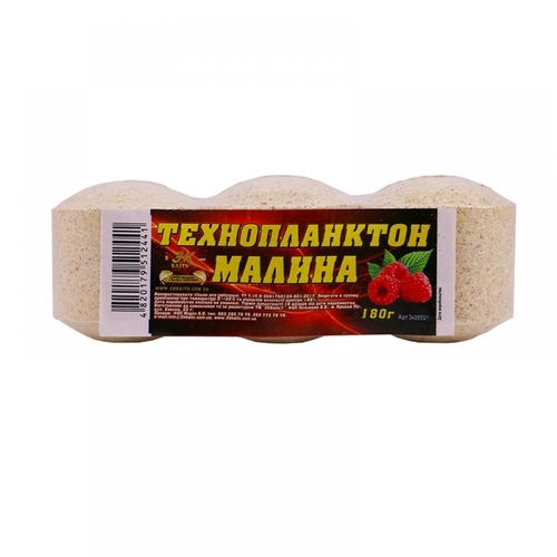3-K Baits Технопланктон (малина) 180г
