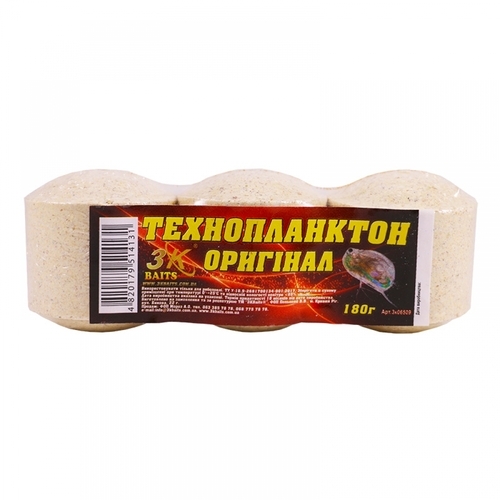 3-K Baits Технопланктон (оригінал) 180г