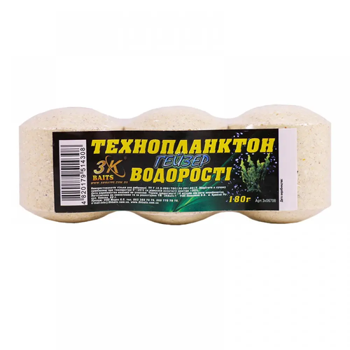 Технопланктон 3K Baits ГЕЙЗЕР (водорослі) 180г
