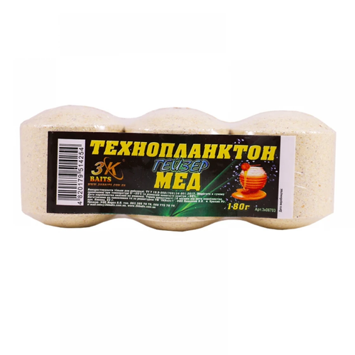 Технопланктон 3K Baits ГЕЙЗЕР (мед) 180г