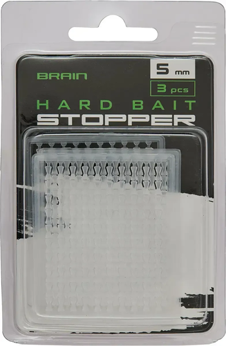 Стопори для бойлів Brain Hard Bait Stopper 5mm (3 шт/уп)
