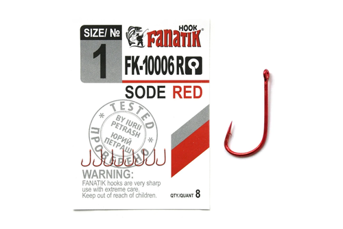Гачок Fanatik Sode Red FK-10006R № 1