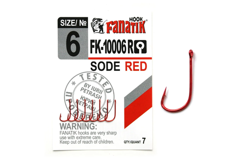 Гачок Fanatik Sode Red FK-10006R № 6