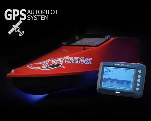 GPS Cortex 6+1, Ехолот Toslon300 , Кораблик Фортуна (27000 mAh)