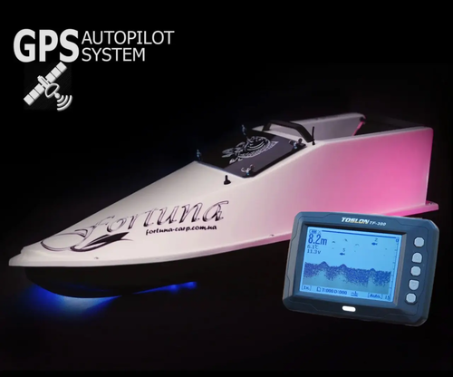 GPS (Maxi Cortex), Ехолот Toslon TF300, Професійний кораблик Фортуна (45000 mAh)