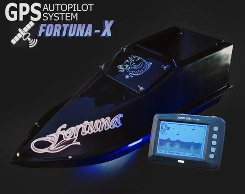Кораблик Фортуна з GPS автопілотом Fortuna X та ехолотом Toslon300 на 45000mAh