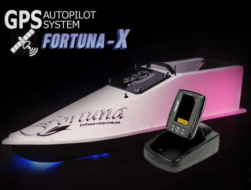 Кораблик Фортуна з GPS автопілотом Fortuna X та ехолотом Toslon520 на 27000mAh