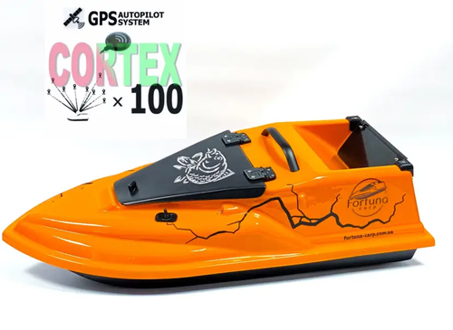 Прикормочний кораблик Фурія Шторм з GPS Cortex 6+1