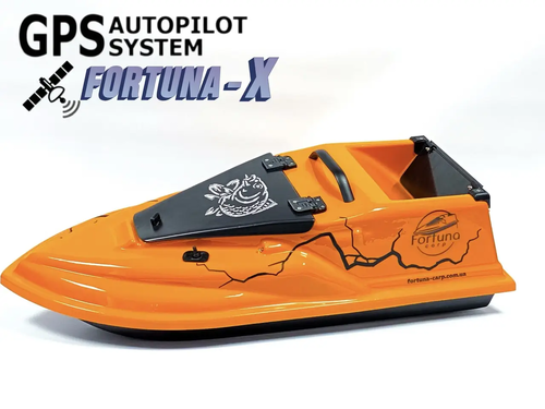 Прикормочний кораблик Фурія Шторм з GPS Fortuna-X
