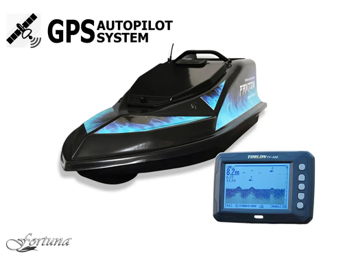 Кораблик для прикормки Фантом Модерн з ехолотом Toslon300 та GPS автопілотом (V3_9+1)