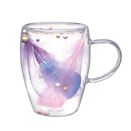 Набір чашок VT-5307-320 Викрадач снів з подвійним дном VITTORA - 2 шт. 320 мл