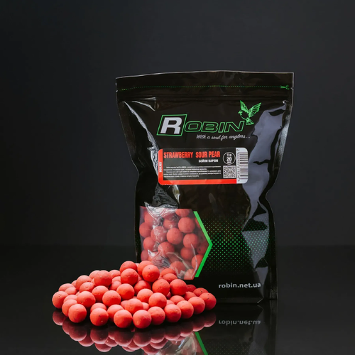 Бойли ROBIN Варені Strawberry-Sour Pear 20mm 1kg