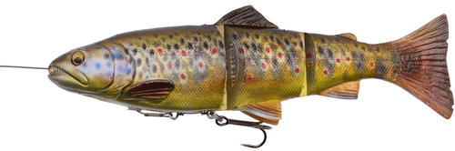 Силікон Savage Gear 4D Line Thru Trout MS 200mm 98.0g #03 Dark Brown Trout