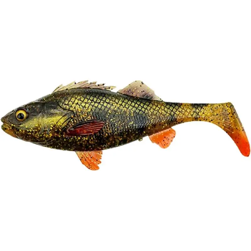 Силікон Savage Gear 4D Perch Shad 125mm 20.0g Motoroil UV (поштучно)