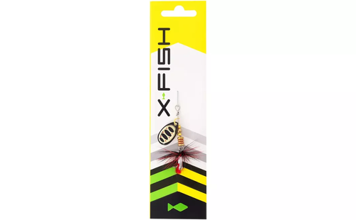 Блешня X-Fish Termite №5 13g Nikel gold